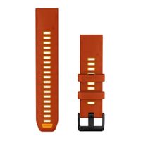 Garmin Bracelet QuickFit® en silicone  - Connexion Garmin QuickFit® 22 mm - Autumn Orange / Spark Orange