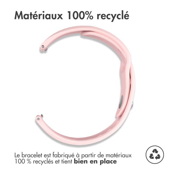 imoshion Bracelet sport en silicone  - Connexion universelle 22 mm - Rose