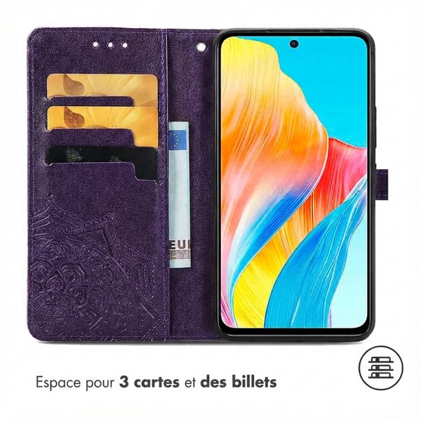 imoshion Etui de télephone Mandala Oppo A98 - Violet