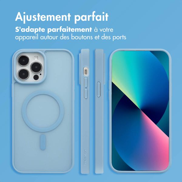 imoshion Coque Color Guard avec MagSafe Apple iPhone 13 Pro Max - Bleu clair
