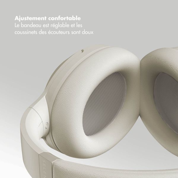 Selencia Casque sans fil Urban Play - Réduction active du bruit (ANC) - Avec étui de rangement - Melody Mist