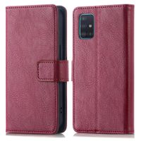 imoshion Étui de télephone portefeuille de luxe Samsung Galaxy A51 - Bordeaux