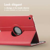 imoshion Coque tablette rotatif à 360° Samsung Galaxy Tab A9 Plus - Rouge foncé