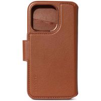 Decoded Portefeuille détachable 2 en 1 en cuir Apple iPhone 15 Pro - Tan