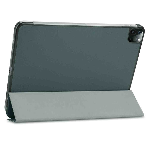 imoshion Coque tablette Trifold Apple iPad Pro 12.9 (2018/2020/2021/2022) - Vert foncé