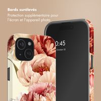 Selencia Coque arrière Vivid avec MagSafe Apple iPhone 15 - Vintage Peony