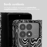 imoshion Étui de télephone portefeuille Design Xiaomi Poco X6 Pro - Black And White