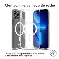 Accezz Coque Clear avec MagSafe pour l'Apple iPhone 13 Pro - Transparent