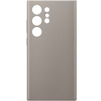 Samsung Coque originale en cuir vegan Samsung Galaxy S24 Ultra - Taupe