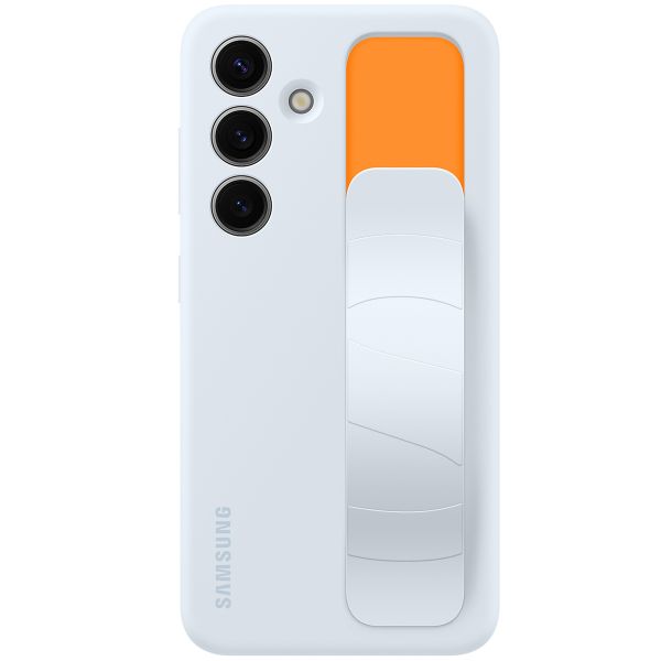 Samsung Coque arrière originale Standing Grip Samsung Galaxy S24 - Light Blue