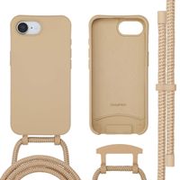 imoshion Coque arrière Color avec cordon amovible et MagSafe Apple iPhone 17e / 16e - Nude