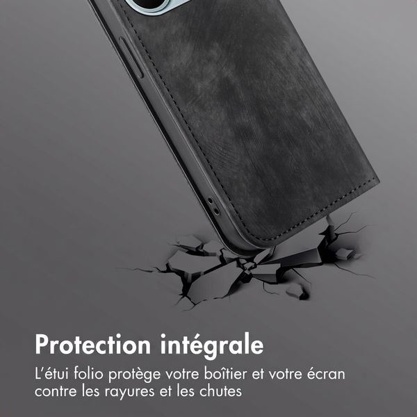 imoshion Étui de téléphone portefeuille Slim Xiaomi Redmi Note 17 (5G) - Noir