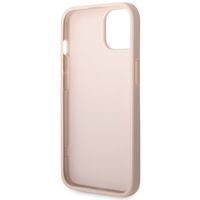 Guess Coque 4G Metal Logo Backcover Apple iPhone 14 - Rose