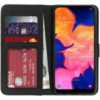 imoshion Étui de télephone portefeuille de luxe Samsung Galaxy A10 - Noir