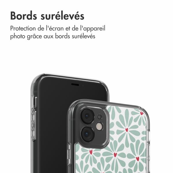 imoshion Coque Design Apple iPhone 11 - Bloom Love Sage Green