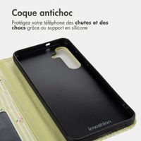 imoshion Étui de télephone portefeuille Design Samsung Galaxy S25 FE - Garden Stripes