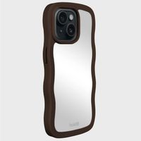 Holdit Coque Wavy Apple iPhone 17e / 16e / 15 / 14 / 13 - Chocolate Mirror