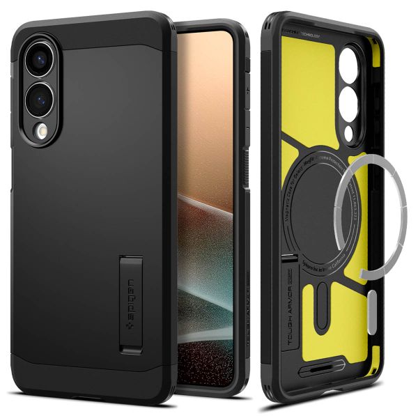 Spigen Coque Tough Armor MagSafe Samsung Galaxy S25 Edge - Noir