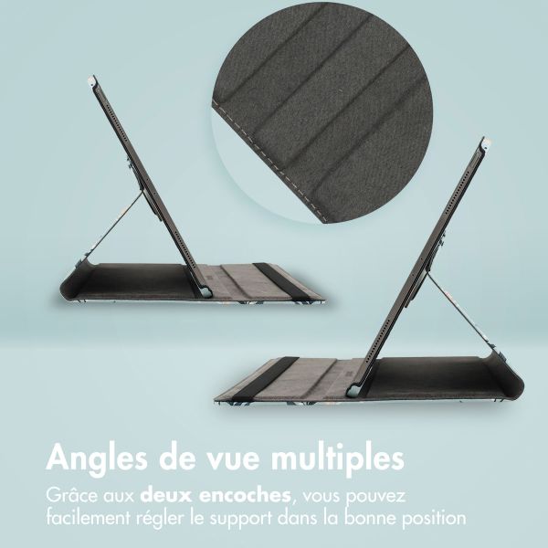 imoshion Coque tablette Design rotatif à 360° Samsung Galaxy Tab A9 8.7 pouces - Flowers