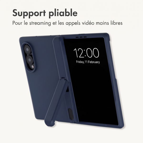 imoshion Color Backcover avec support Samsung Galaxy Z Fold 8 - Bleu foncé