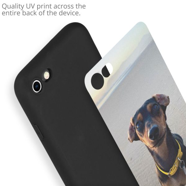 Concevez votre propre coque en gel Apple iPhone SE (2022 / 2020) / 8 / 7 / 6(s) - Noir