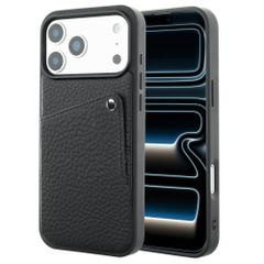 Selencia Coque Riva avec porte-cartes Apple iPhone 17 Pro Max - Noir