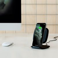 Zens Support pour chargeur rapide sans fil - Chargeur sans fil - Avec câble de charge - 10 Watt - Noir