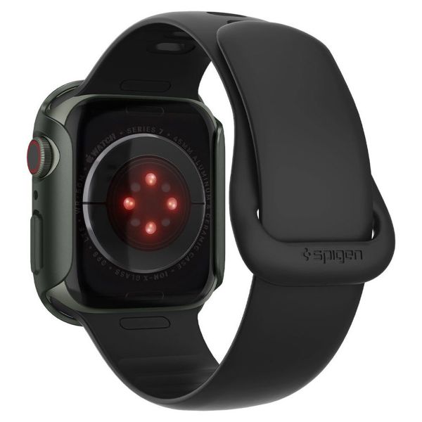 Spigen Coque Thin Fit™ Apple Watch 7 / 8 / 9 - 45 mm - Vert