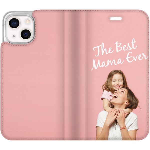 Concevez votre propre housse portefeuille Apple iPhone 13 Mini - Blanc