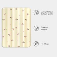 imoshion Coque tablette Design Trifold Apple iPad Air 11 pouces (2026) M4 / (2025) M3 / (2024) M2 / Air 5 (2022) / Air 4 (2020) - Garden Stripes