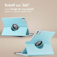 imoshion Coque tablette rotatif à 360° Apple iPad Pro 12.9 (2020/2021/2022) - Bleu clair