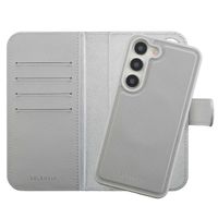 Selencia Étui portefeuille amovible Olyn avec MagSafe Samsung Galaxy S23 - Gris