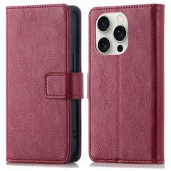 imoshion Étui de télephone portefeuille de luxe Apple iPhone 16 Pro - Bordeaux