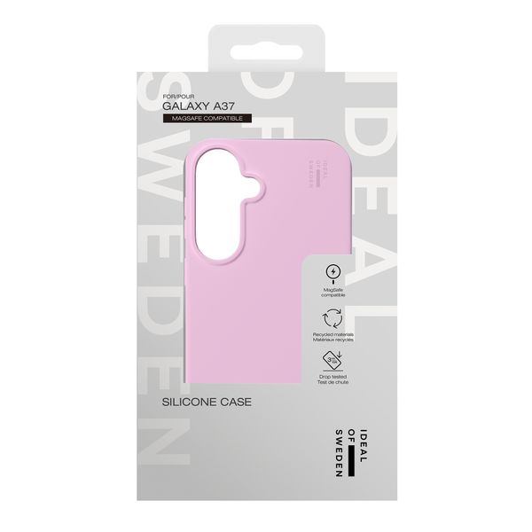 iDeal of Sweden Coque en silicone avec MagSafe Samsung Galaxy A37 (5G) - Bubblegum Pink
