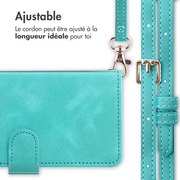 imoshion Etui de télephone portefeuille avec cordon Samsung Galaxy A26 - Turquoise