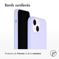 Accezz Coque Liquid Silicone avec MagSafe Apple iPhone 14 / 13 - Violet