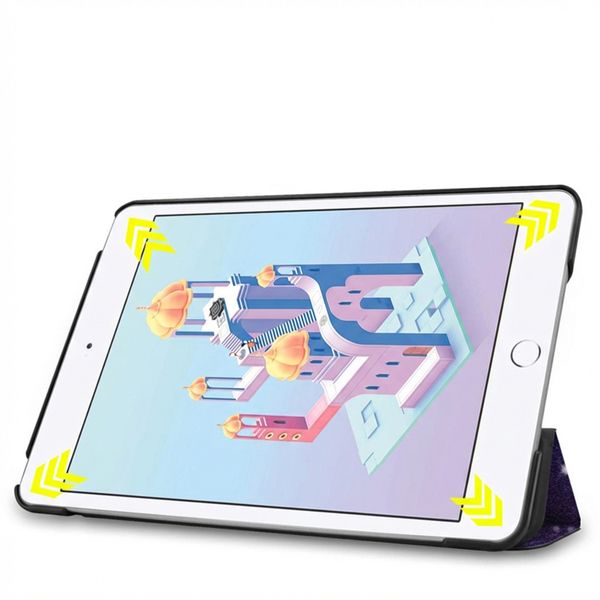 imoshion Coque tablette Design Trifold Apple iPad Mini 5 (2019) / Mini 4 (2015) - Space
