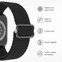imoshion Bracelet nylon tissé Apple Watch | 44/45/46/49 mm - Noir