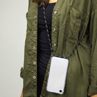imoshion Coque arrière transparente avec cordon Apple iPhone 8 Plus / 7 Plus - Noir & Doré