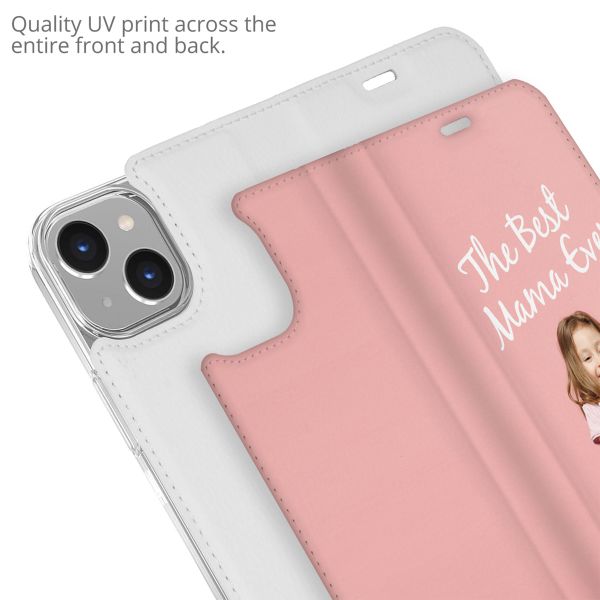 Concevez votre propre housse portefeuille Apple iPhone 14 - Blanc