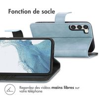 imoshion Étui de télephone portefeuille de luxe Samsung Galaxy S23 - Bleu clair