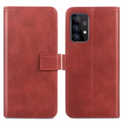 imoshion Étui de télephone portefeuille de luxe Samsung Galaxy A52(s) (5G/4G) - Rouge
