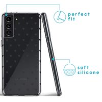 imoshion Coque Design Samsung Galaxy S21 - Hearts All Over Black