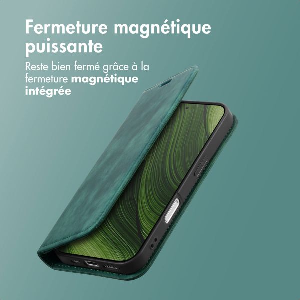 imoshion Étui de téléphone portefeuille Slim Fairphone 6 - Vert foncé