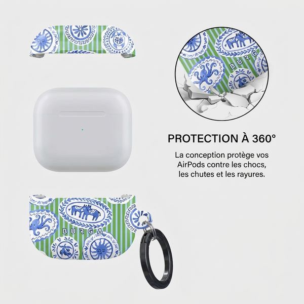 Burga Coque rigide  Apple AirPods 3 - Taverna