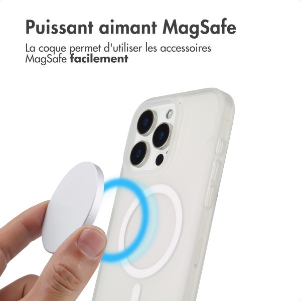 imoshion Coque Color Guard avec MagSafe Apple iPhone 15 Pro Max - Blanc