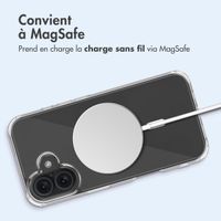imoshion Coque arrière de protection avec MagSafe Apple iPhone 16 - Transparent