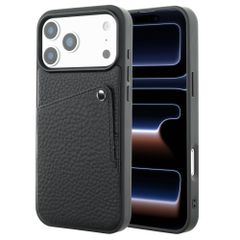 Selencia Coque Riva avec porte-cartes Apple iPhone 17 Pro - Noir