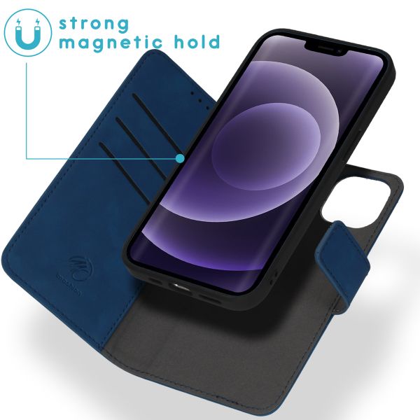 imoshion Etui de télephone luxe 2-en-1 amovible Apple iPhone 13 - Blauw
