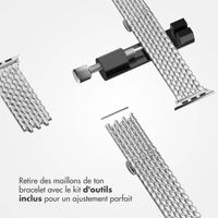 Selencia Bracelet dragon en acier Apple Watch | 38/40/41/42 mm - Argent